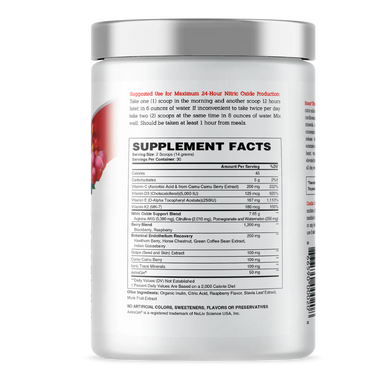 Ultimate Nitric Oxide Nutrition - Berry Burst Flavor - Full 30 Days Supply